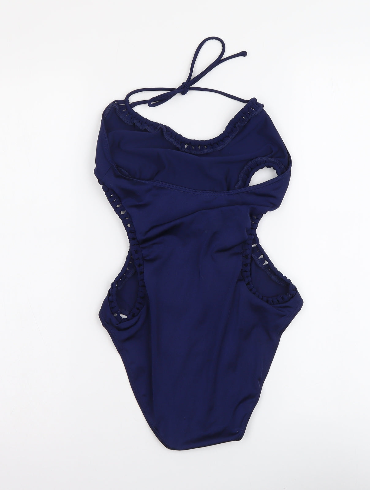 Topshop Womens Blue Nylon One Piece Size 12