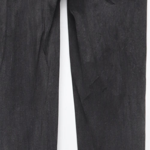 Zara Womens Grey Cotton Skinny Jeans Size S L28 in Regular Button