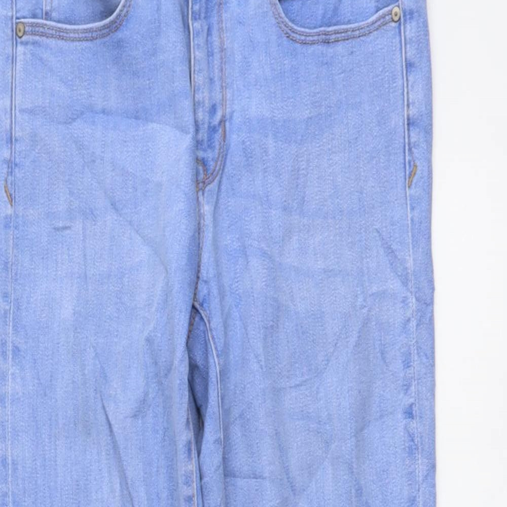 Gap Womens Blue Cotton Skinny Jeans Size 28 in L28 in Regular Button