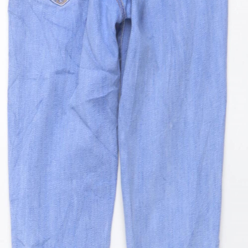 Gap Womens Blue Cotton Skinny Jeans Size 28 in L28 in Regular Button