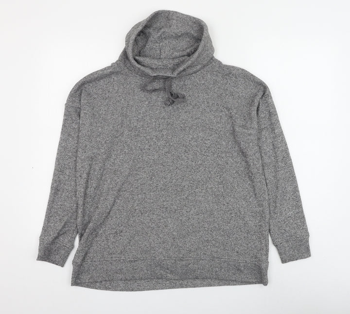 F&F Womens Grey Polyester Pullover Sweatshirt Size 10 Pullover