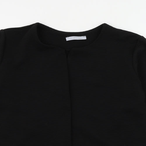 Plaza Italia Womens Black Jacket Blazer Size M