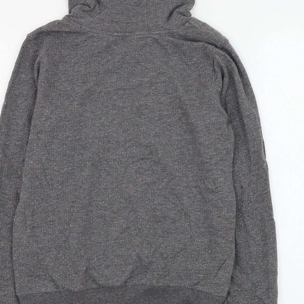 George Girls Grey Polyester Pullover Hoodie Size 11-12 Years Pullover - Stay Young Stay Cool