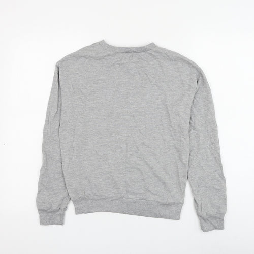 H&M Womens Grey Cotton Pullover Sweatshirt Size XS Pullover - Superior Authentic