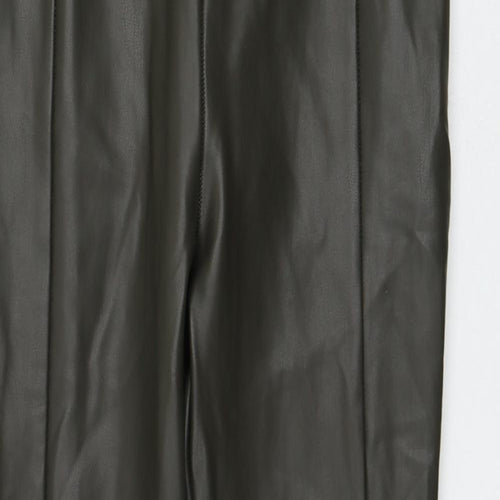 Very Womens Green Polyester Capri Leggings Size 12 L28 in