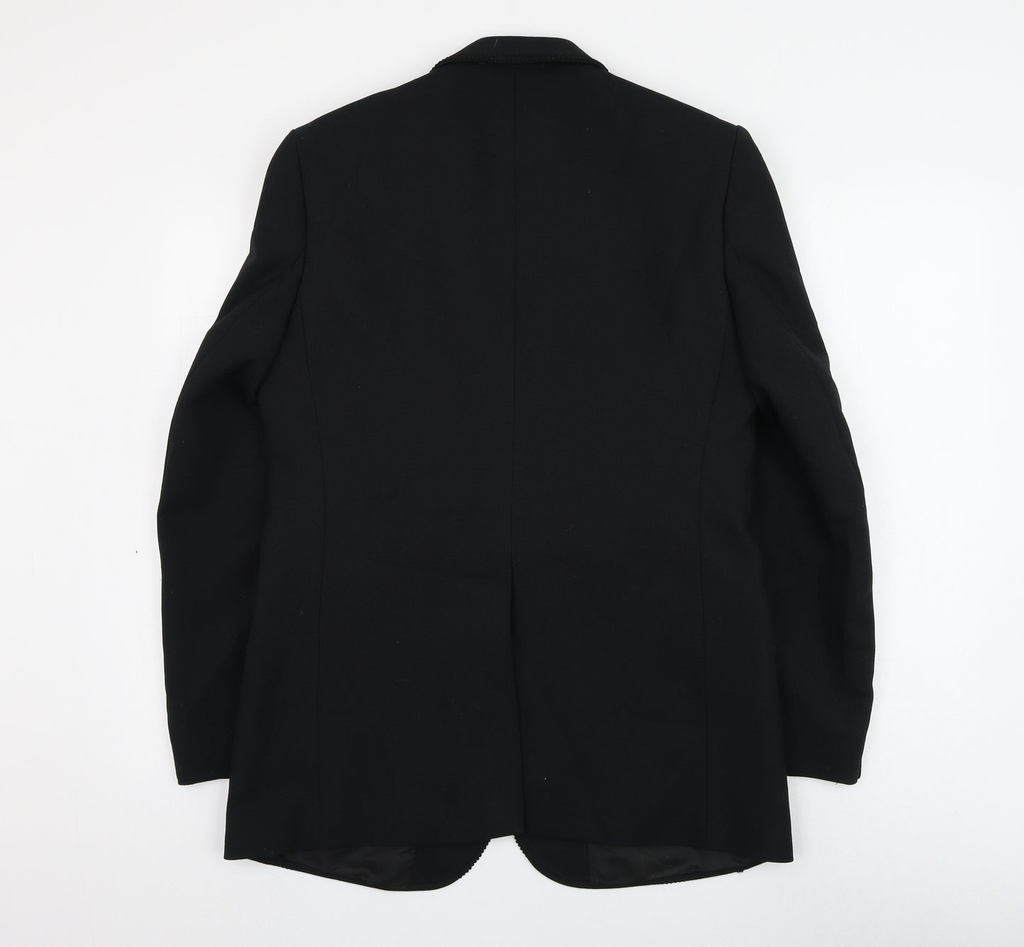 Grendale Mens Black Polyester Jacket Suit Jacket Size 38