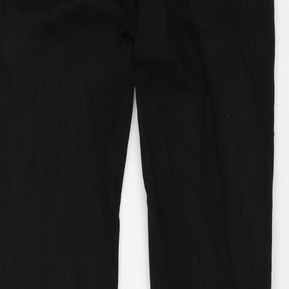 Uniqlo Womens Black Cotton Skinny Jeans Size 28 in L32 in Regular Zip