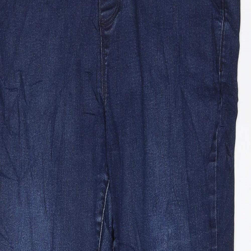 Dorothy Perkins Womens Blue Cotton Jegging Jeans Size 14 L28 in Regular