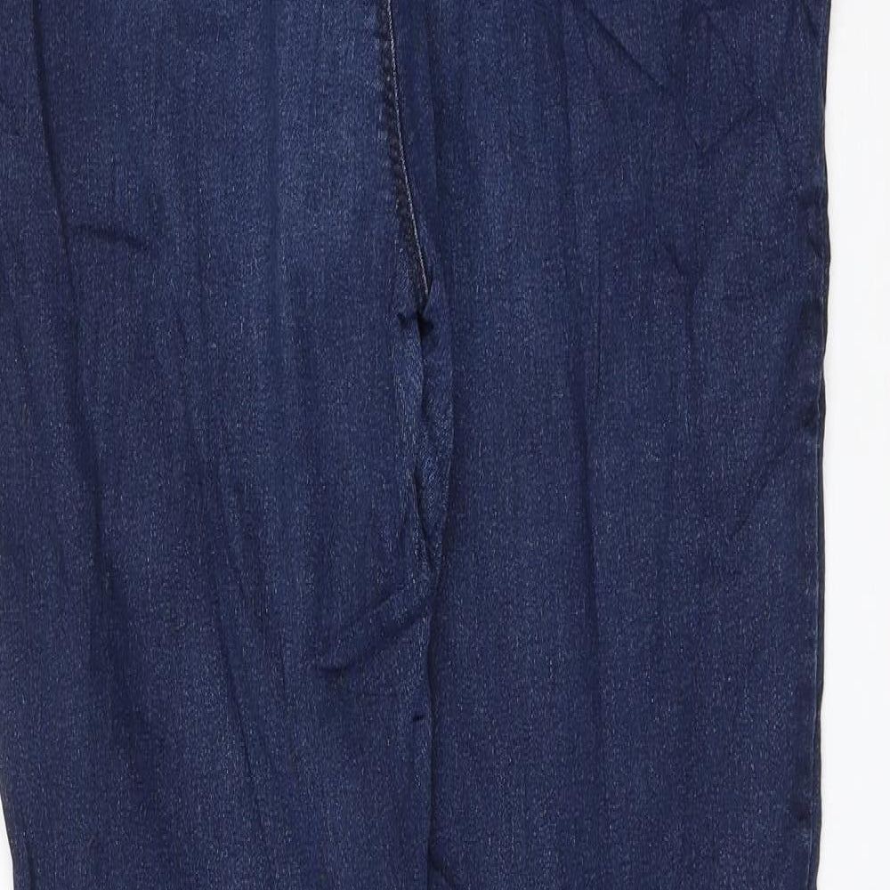 Dorothy Perkins Womens Blue Cotton Jegging Jeans Size 14 L28 in Regular