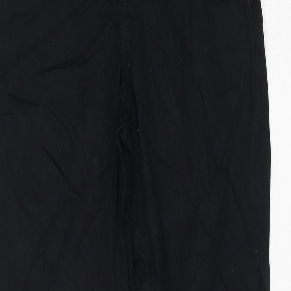 H&M Womens Black Cotton Skinny Jeans Size 8 L28 in Regular Zip