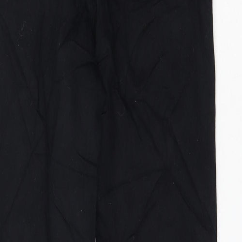 H&M Womens Black Cotton Skinny Jeans Size 8 L28 in Regular Zip