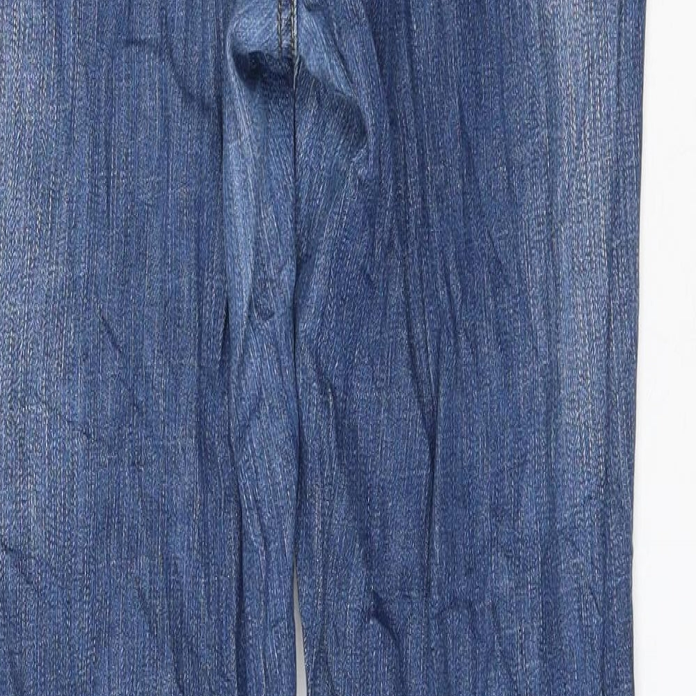 ASOS Womens Blue Cotton Skinny Jeans Size 12 L30 in Regular Zip
