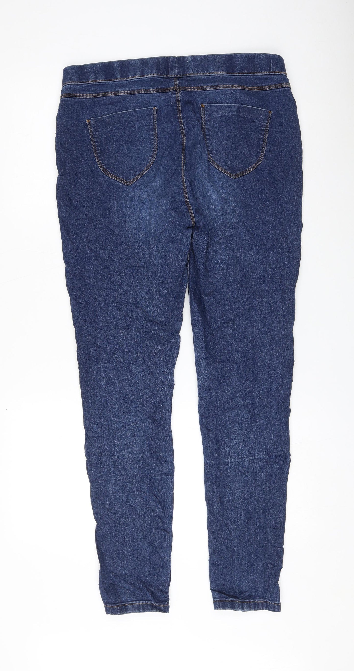 Dorothy Perkins Womens Blue Polyester Jegging Jeans Size 14 L29 in Regular