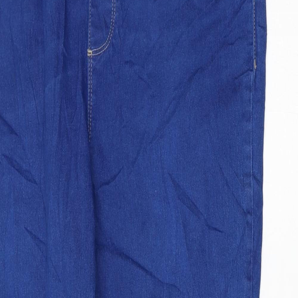 Dorothy Perkins Womens Blue Cotton Jegging Jeans Size 16 L30 in Regular