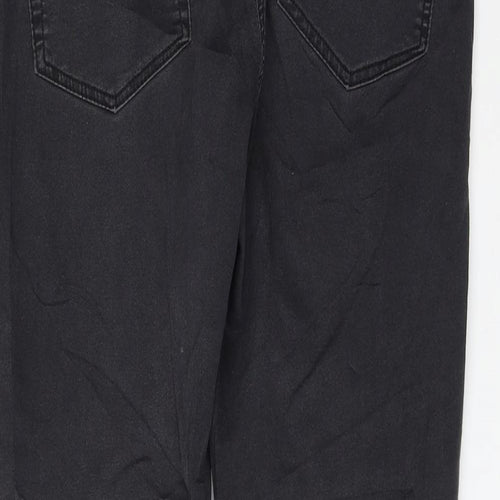 Preworn Womens Black Cotton Jegging Jeans Size 34 in L28 in Regular