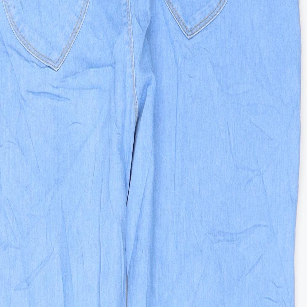 Dorothy Perkins Womens Blue Cotton Jegging Jeans Size 14 L24 in Regular