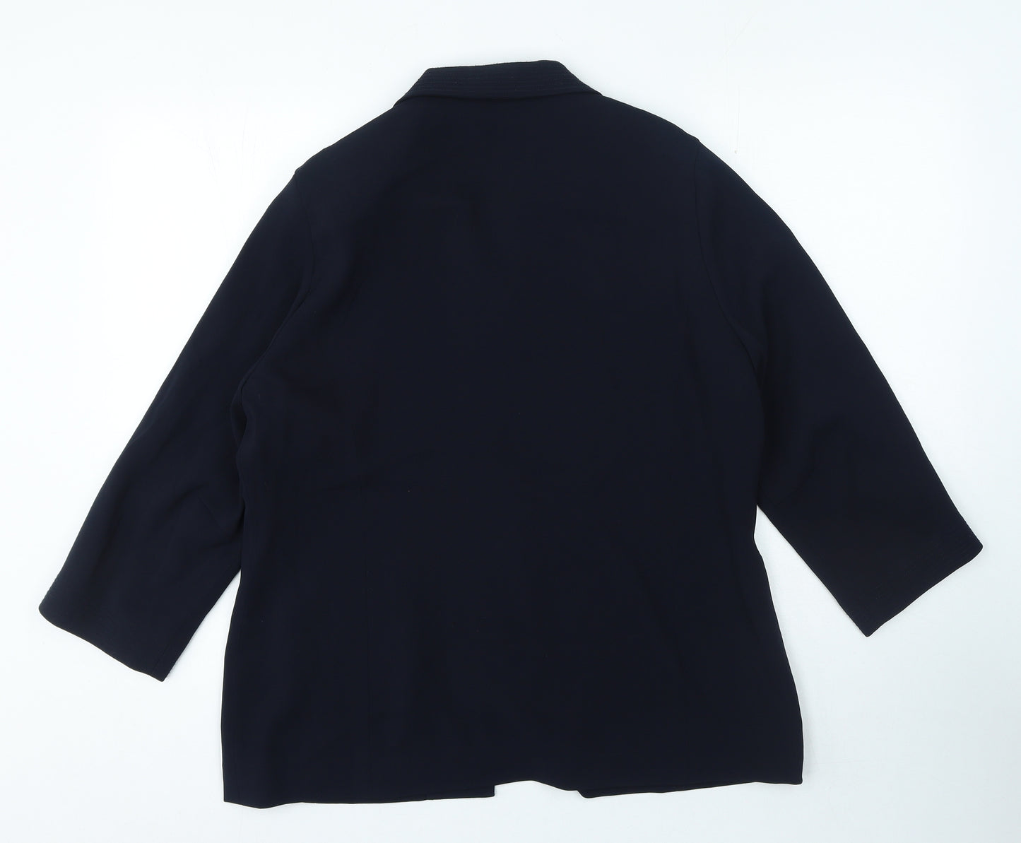 Country Casuals Womens Blue Jacket Size 16 Zip