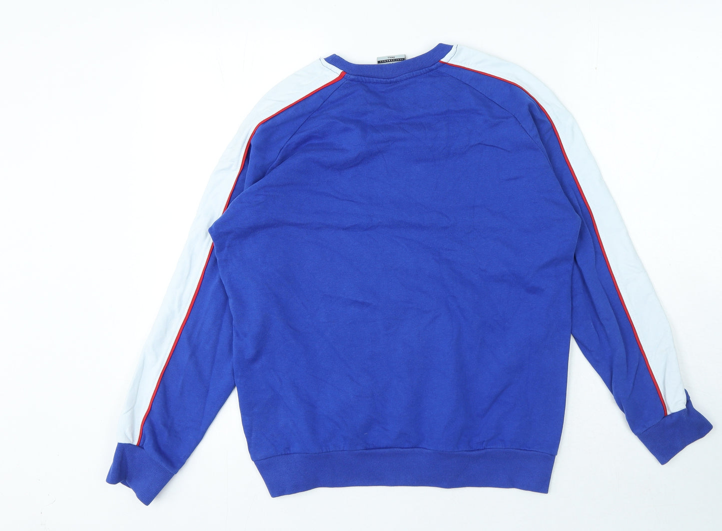 Lyle & Scott Mens Blue Cotton Pullover Sweatshirt Size S