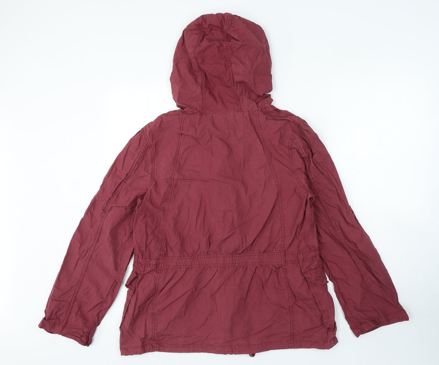 George Womens Purple Jacket Coat Size 14 Zip
