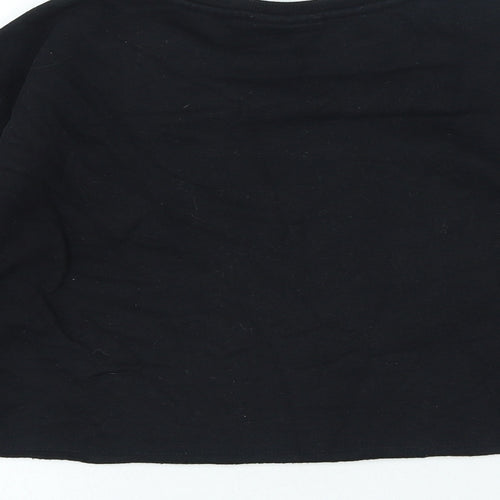 I Love Girlswear Girls Black Cotton Pullover Sweatshirt Size 8 Years Pullover - More Love