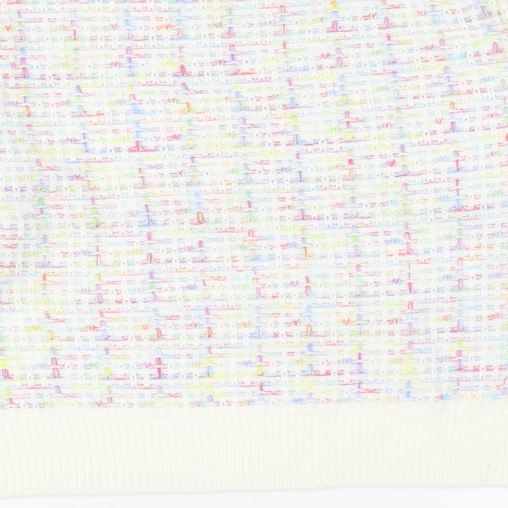SheIn Womens Multicoloured Round Neck Polyester Pullover Jumper Size L