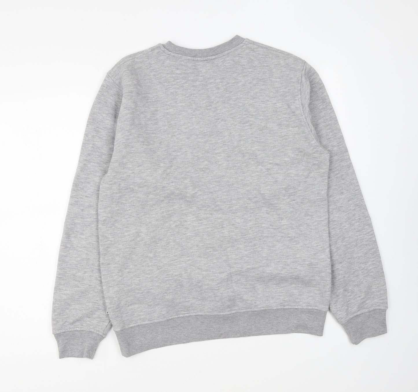 NICCE Mens Grey Cotton Pullover Sweatshirt Size S