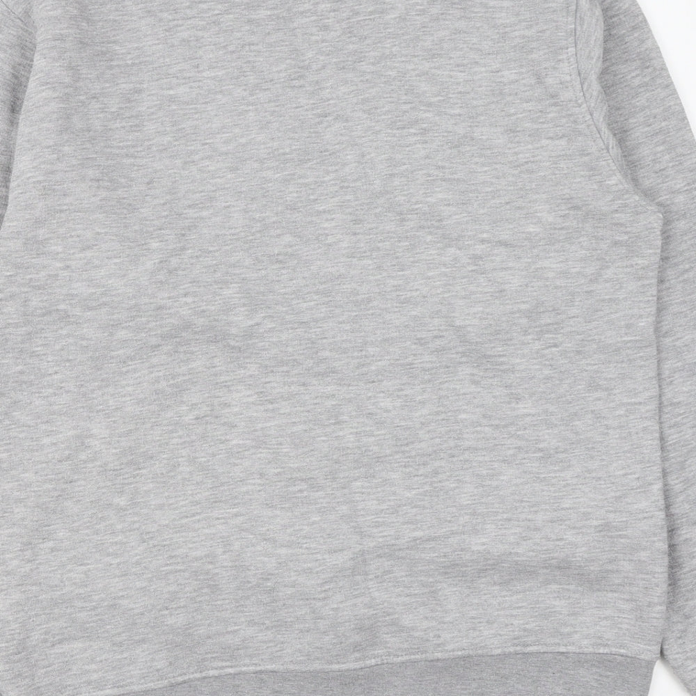 NICCE Mens Grey Cotton Pullover Sweatshirt Size S