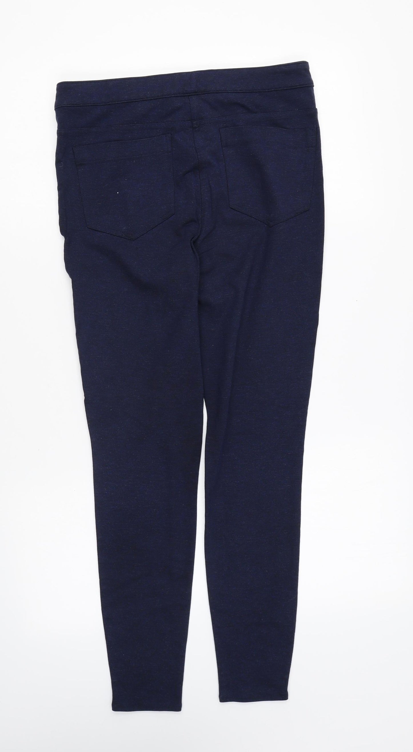 NEXT Womens Blue Viscose Capri Leggings Size 10 L27 in