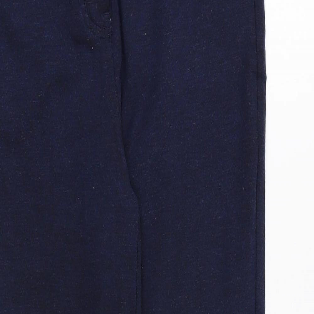 NEXT Womens Blue Viscose Capri Leggings Size 10 L27 in
