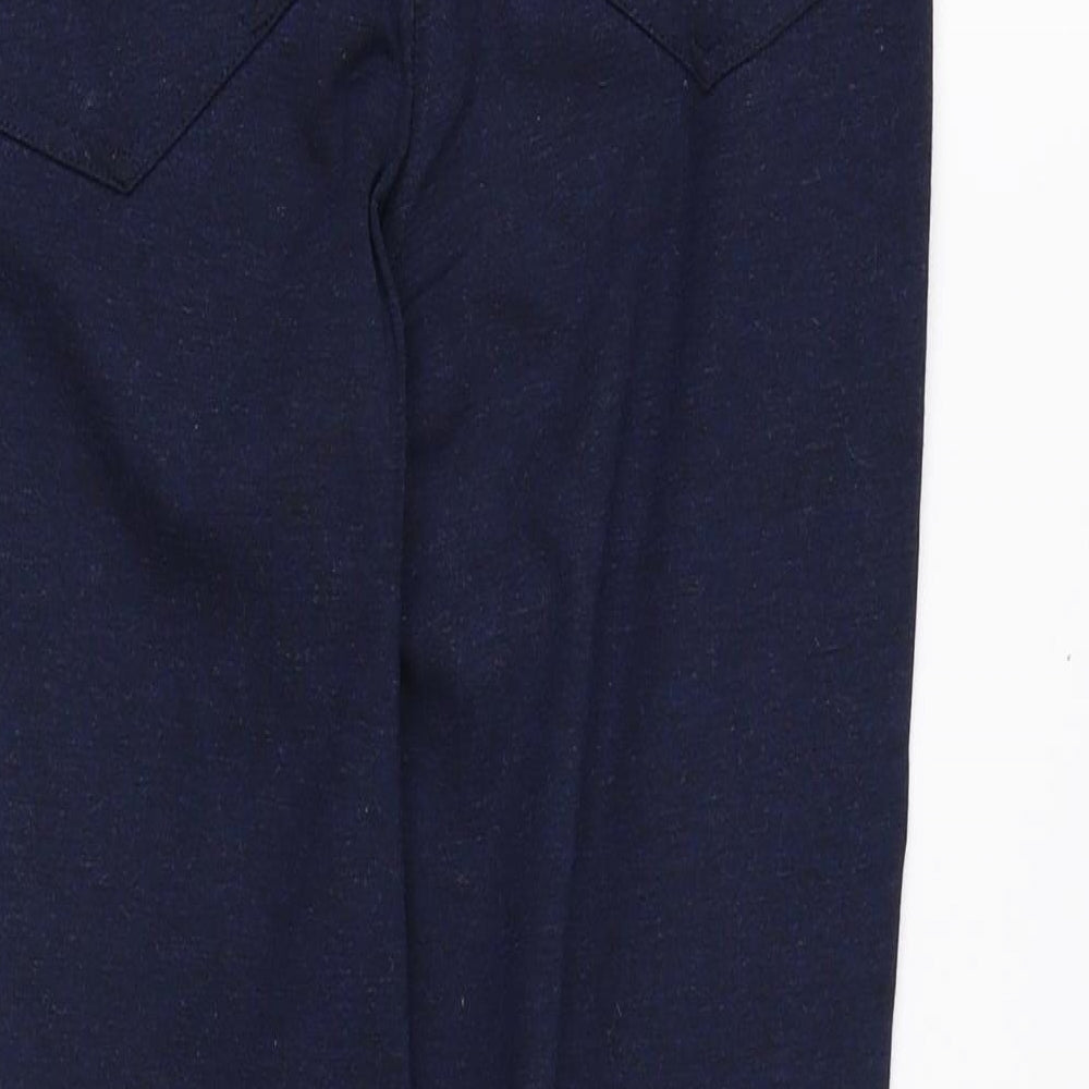 NEXT Womens Blue Viscose Capri Leggings Size 10 L27 in