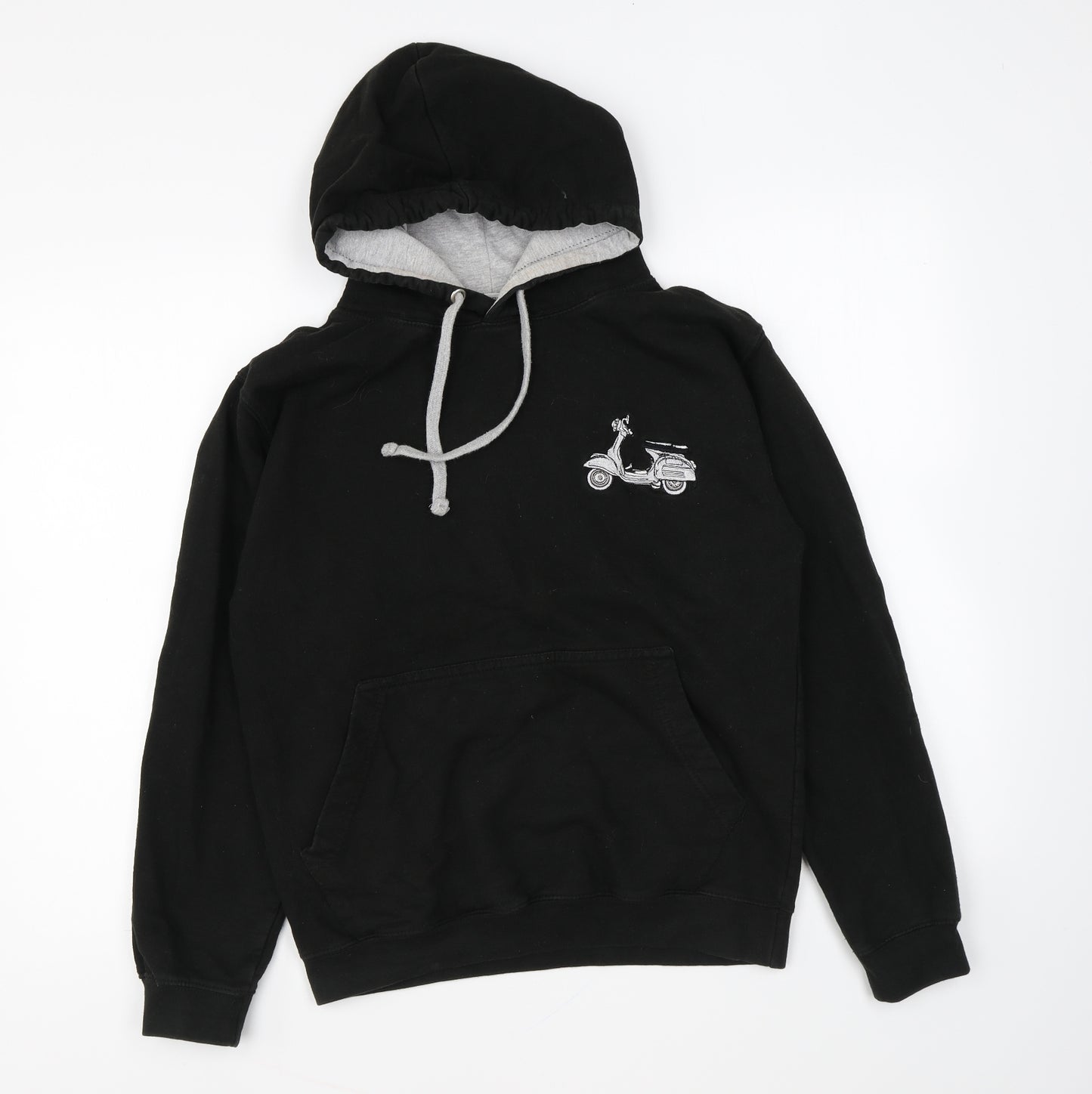 All We Do is Mens Black Cotton Pullover Hoodie Size S - Scooter