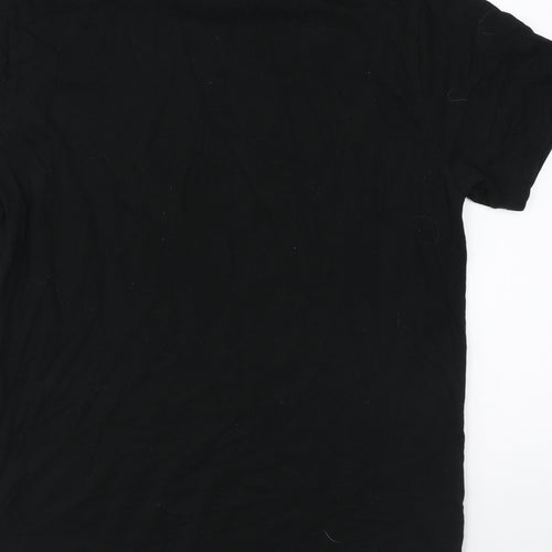 Primark Mens Black Cotton T-Shirt Size S Round Neck - Iron Man