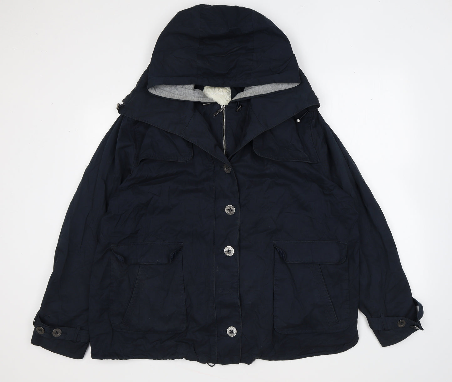 RJR.John Rocha Womens Blue Jacket Coat Size 20 Zip