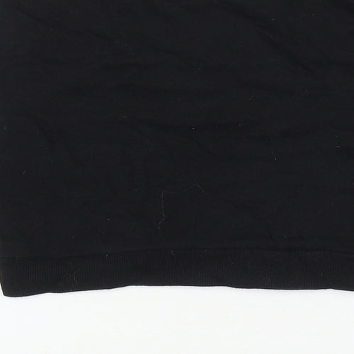 PEP Girls Black Colourblock Cotton Pullover Sweatshirt Size 7-8 Years Pullover - Inspire