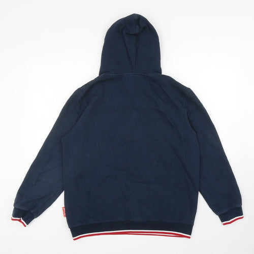 RWC Shop Boys Blue Cotton Pullover Hoodie Size M Pullover - Rugby World Cup 2019