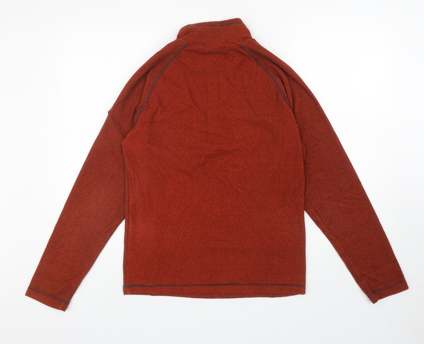 Regatta Mens Orange High Neck Polyester Henley Jumper Size S