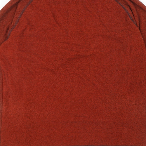 Regatta Mens Orange High Neck Polyester Henley Jumper Size S