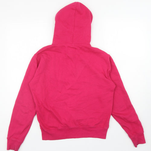 Malaika Womens Pink Cotton Full Zip Hoodie Size XL Zip