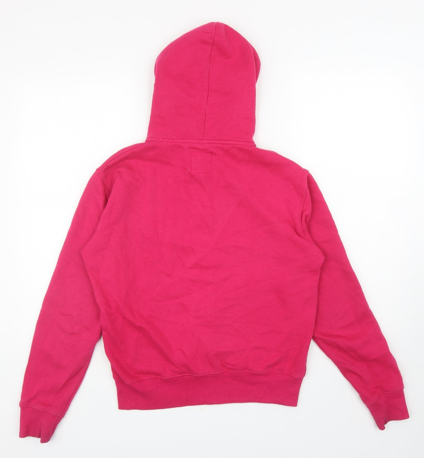 Malaika Womens Pink Cotton Full Zip Hoodie Size XL Zip