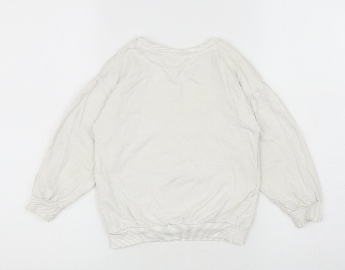 Matalan Girls White Cotton Pullover Sweatshirt Size 4-5 Years Pullover - Peppa Pig
