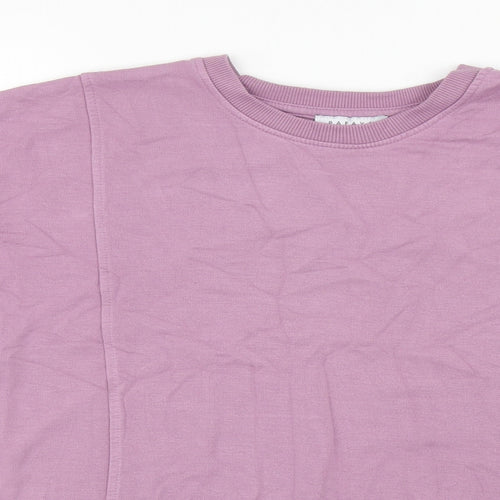 Papaya Womens Purple Polyester Pullover Sweatshirt Size M Pullover
