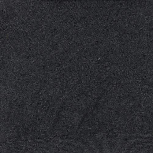 H&M Womens Grey Roll Neck Viscose Pullover Jumper Size XL