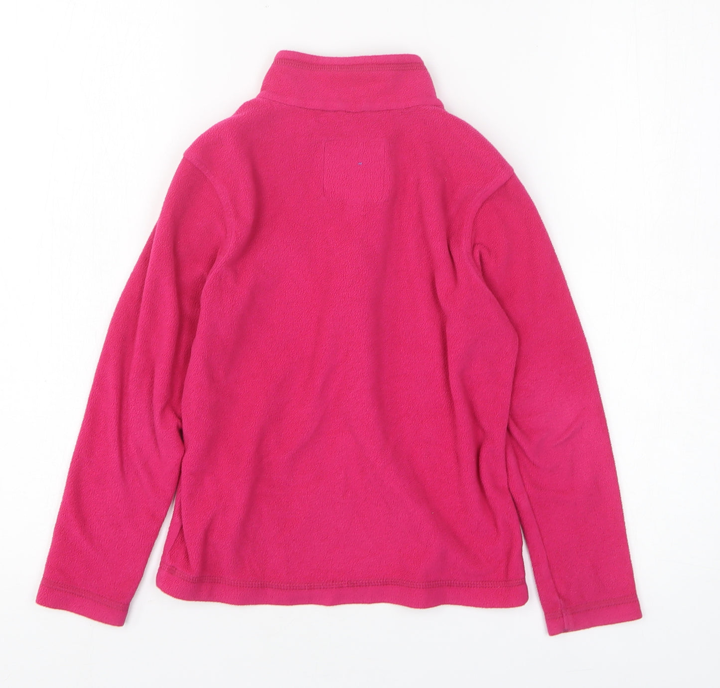 Regatta Girls Pink 100% Cotton Pullover Sweatshirt Size 7-8 Years Zip