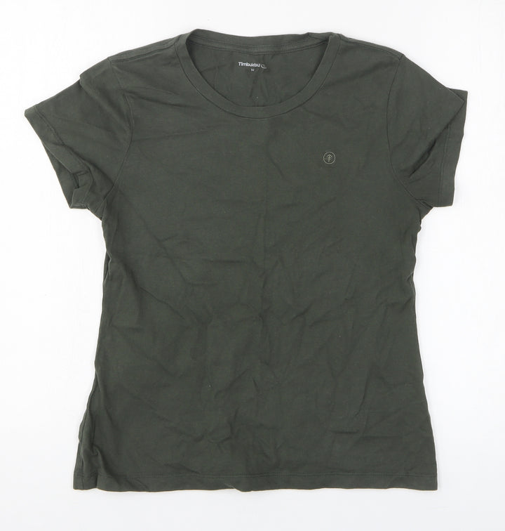 Timbuk2 Mens Green Cotton T-Shirt Size M Round Neck