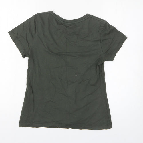 Timbuk2 Mens Green Cotton T-Shirt Size M Round Neck