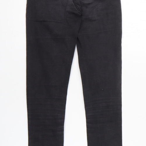 Denim & Co. Womens Black Cotton Skinny Jeans Size 8 L30 in Regular Zip