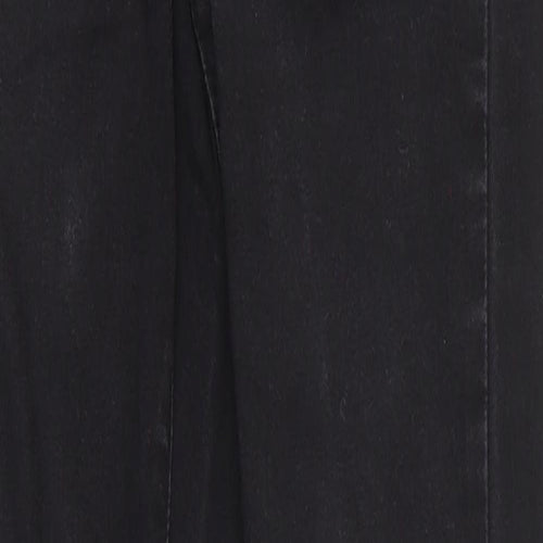 Denim & Co. Womens Black Cotton Skinny Jeans Size 8 L31 in Regular Zip