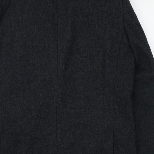 Harvey & Jones Mens Blue Wool Jacket Blazer