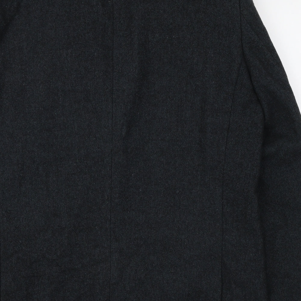 Harvey & Jones Mens Blue Wool Jacket Blazer