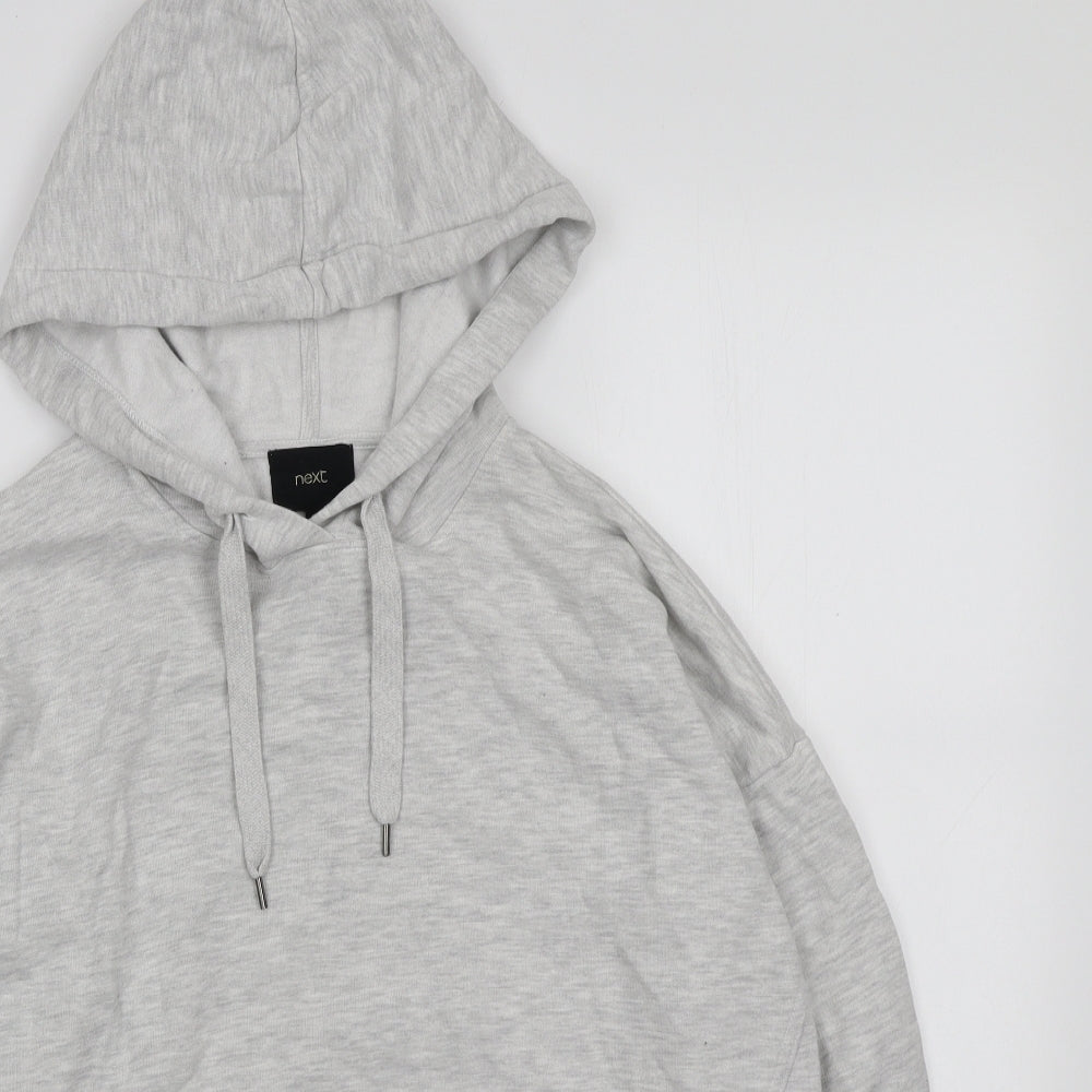 NEXT Womens Grey Polyester Pullover Hoodie Size 12 Pullover